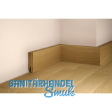 TILO Sockelleiste Eiche Alpin, massiv, versiegelt, geb�rstet 17/50