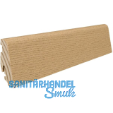 HARO Massiv-Sockelleiste furniert Eiche invisible ge�lt, 19x58