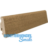 HARO Massiv-Sockelleiste furniert Eiche Puro sandbraun ge�lt, 19x58