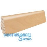 HARO Massiv-Sockelleiste furniert Bergahorn versiegelt, 19x58
