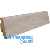 HARO Laminat Sockelleiste Eiche Emilia samtgrau, 19/58