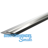 K�GELE Mini Flex Abschlussprofil Edelstahloptik 3,9 - 7,6 mm, 2700 mm