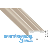 K�GELE Treppenwinkel Alu Edelstahloptik, selbstklebend, 25/10/1000 mm