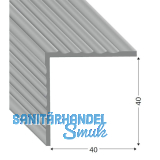 Mauerkantenprofil PVC wei�, 40 x 40 mm, 1500 mm