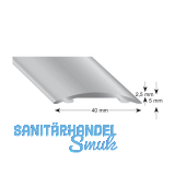 K�GELE Hohlflachprofil Alu silber eloxiert, selbstklebend, 40/1000 mm