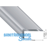 K�GELE Gleitabschlussprofil Vinyl Click Sheets, Alu silber eloxiert, 2700 mm