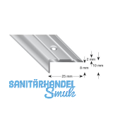 K�GELE Treppenwinkel Alu silber eloxiert, gelocht, 25/10/2700 mm