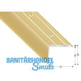 K�GELE Treppenwinkel Alu sand eloxiert, gelocht, 25/20/2700 mm