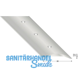 K�GELE Hohlflachprofil Edelstahl geb�rstet 30/2700 mm gelocht