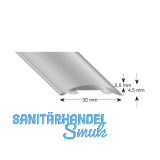K�GELE Hohlflachprofil Alu silber eloxiert, selbstklebend, 30/1000 mm