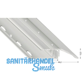 K�GELE Schr�gprofil 2700 silber eloxiert