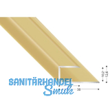 K�GELE Gleitabschlussprofil U Alu sand eloxiert 10/1000 mm