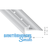 K�GELE Treppenkantenprofil Alu silber eloxiert, 2,5 mm, 2700 mm