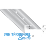 K�GELE Treppenkantenprofil Alu silber eloxiert, 5 mm, 2700 mm