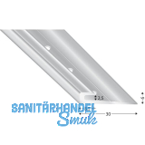 K�GELE Abschluss- und Treppenkantenprofil Alu silber, 2,5 mm, 2700 mm