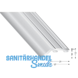 K�GELE Abschlussprofil 201, Alu silber eloxiert selbstklebend, 2700 / 37 mm