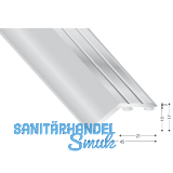 K�GELE Abschlussprofil 201, Alu silber eloxiert selbstklebend, 2700 mm