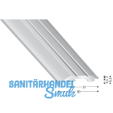 K�GELE Abschlussprofil 201, Alu silber eloxiert selbstklebend, 2700/30 mm