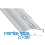 K�GELE Abschlussprofil 202, SB silber eloxiert gebohrt, 1000 mm