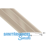 K�GELE Abdeckprofil Alu Edelstahloptik, selbstklebend, Breite 38mm, 1000mm