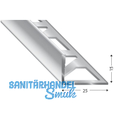 K�GELE Fliesenprofil PRIMO, Alu silber, Innenh�he 15 mm, 3000 mm