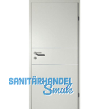 SOLIDO Smart Innent�re CPL Nebelgrau, 2 Lisenen VB Links TBA 1050/2030mm