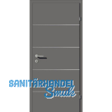 SOLIDO Smart Innent�re CPL Titangrau, 4 Lisenen VB Rechts TBA 750/2030mm