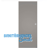 Glasschiebet�r Set BlackShine, 820x2100mm Inlay CPL wei� Muschelgriff silber