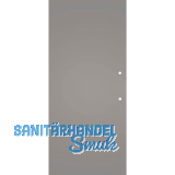 SOLIDO Glasschiebet�r BlackShine, mit Sto�griff Bohrung 820x2100