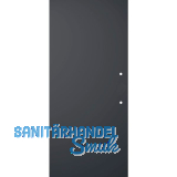 SOLIDO Glasschiebet�r BlackDark, mit Sto�griff Bohrung 920x2100