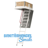 WIPPRO Dachbodentreppe Isotec Luxe, 700/1100 mm