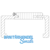 SOLIDO Donau Fertigholzzarge stumpf CPL Authentic Bianco LI 800/2010/ 90 mm SOLIDO Donau Fertigholzzarge stumpf CPL Authentic Bianco LI 800/2010/ 90 mm