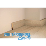 TILO Sockelleiste Vinyl Eiche Wei� 16/50