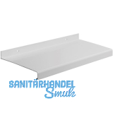 Außenfensterbank Standard 25 Aluminium weiß RAL 9016 lackiert 360 mm Außenfensterbank Standard 25 Aluminium weiß RAL 9016 lackiert 360 mm