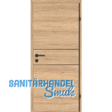 SOLIDO Smart Innent�re CPL Saloon Eiche 2 Lisenen schwarz VB RE TBA 800/2030 mm