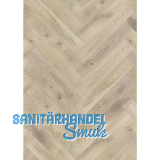 SOLIDO Fischgr�t Eiche ruhig leicht geb�rstet, wei� ge�lt, 14 mm