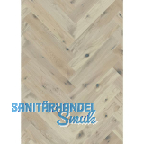 SOLIDO Fischgr�t Eiche kraftvoll leicht geb�rstet, wei� ge�lt, 14 mm