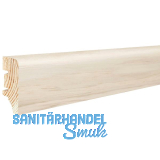 SOLIDO Sockelleiste Eiche wei� 16/40