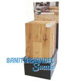 Bodenst�nder f�r Parkettb�den Musterplatten mit R�ckwand