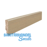 HARO Sockelleiste furniert, Eiche lichtwei� ge�lt, 16/58