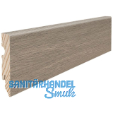 HARO Laminat Aqua Sockelleiste Eiche Eleganza antikgrau wasserresistent 15/80