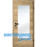 SOLIDO Smart Innent�re CPL Ripped Eiche 2 Lisenen schwarz GL LI TBA 750/2030mm