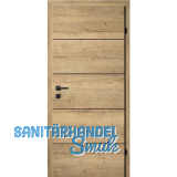 SOLIDO Smart Innent�re CPL Ripped Eiche 4 Lisenen schwarz VB RE TBA 1050/2030 mm