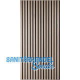 Designpaneel Muster Eiche Natur MDF schwarz