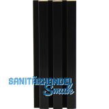 Akustikpaneel Muster mit Softkante foliert schwarz / schwarz