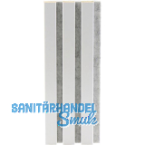 Akustikpaneel Muster mit Softkante foliert wei� / wei�