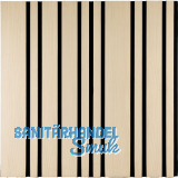 Akustikpaneel Plus mit Softkante Wei�tanne Natur roh / schwarz