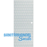 SOLIDO Glasschiebet�r Edelstein Gr. Smaragd klar, Muschelgriff Bohrung 820x2100