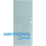 SOLIDO Glasschiebet�r Edelstein Brillant wei�, Muschelgriff Bohrung 920x2100