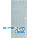 SOLIDO Glasschiebet�r Edelstein Diamant wei�, Muschelgriff Bohrung 920x2100